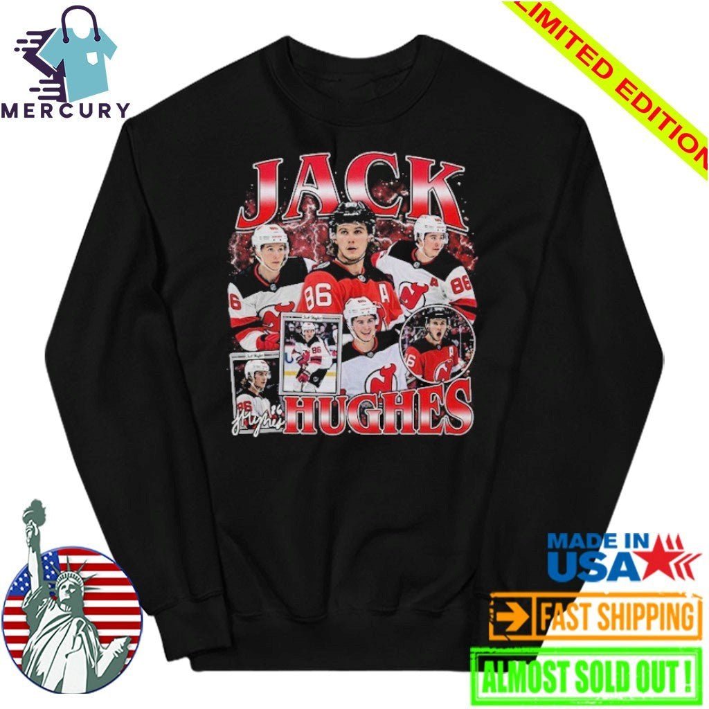 Jack Hughes Ice Hockey American Professional Hockey Championship Shirt