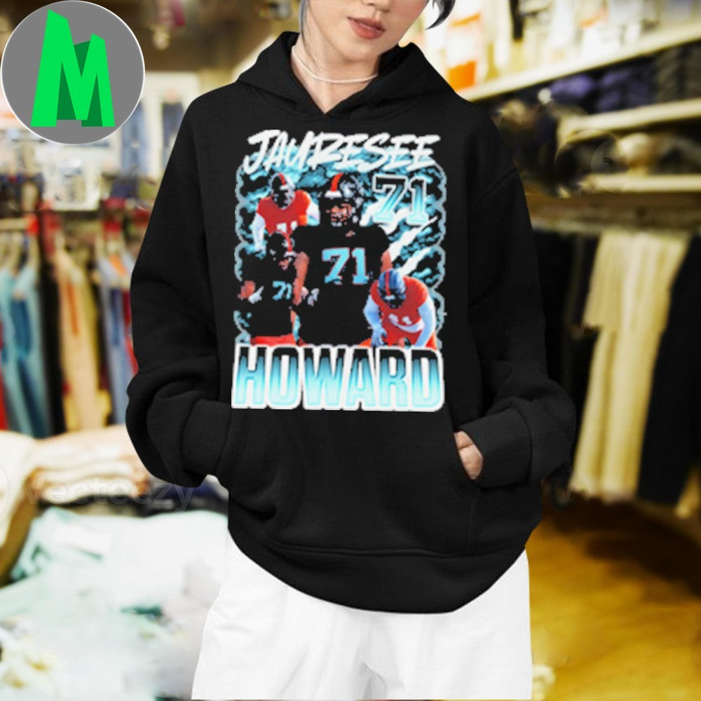Jauresee Howard #71 Football Player Graphic T-Shirt