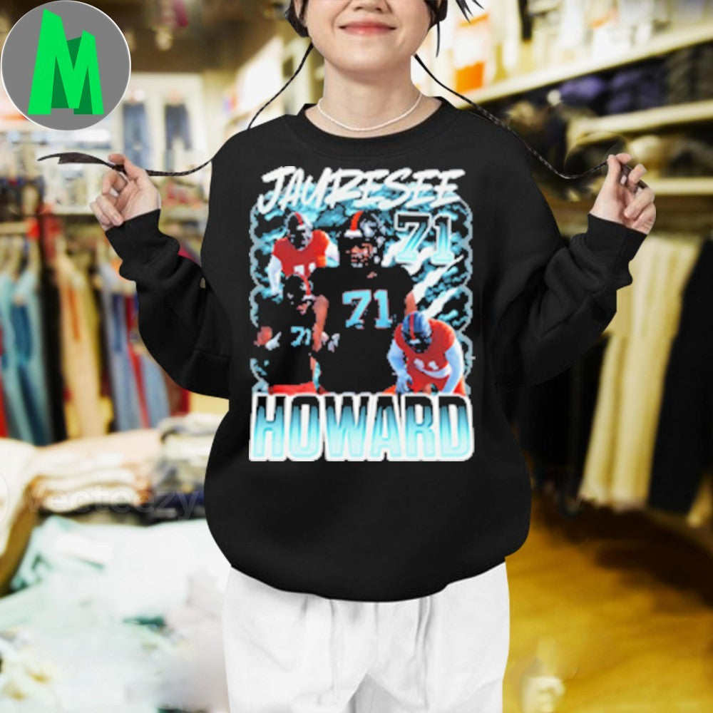 Jauresee Howard #71 Football Player Graphic T-Shirt