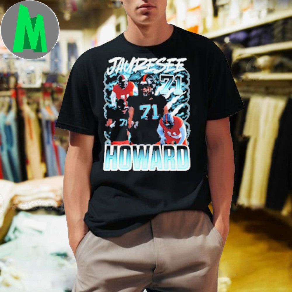 Jauresee Howard #71 Football Player Graphic T-Shirt