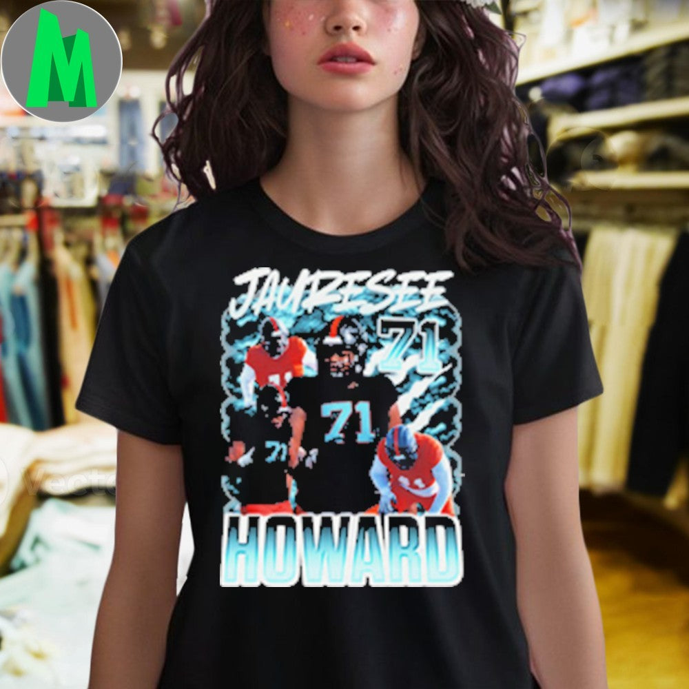 Jauresee Howard #71 Football Player Graphic T-Shirt