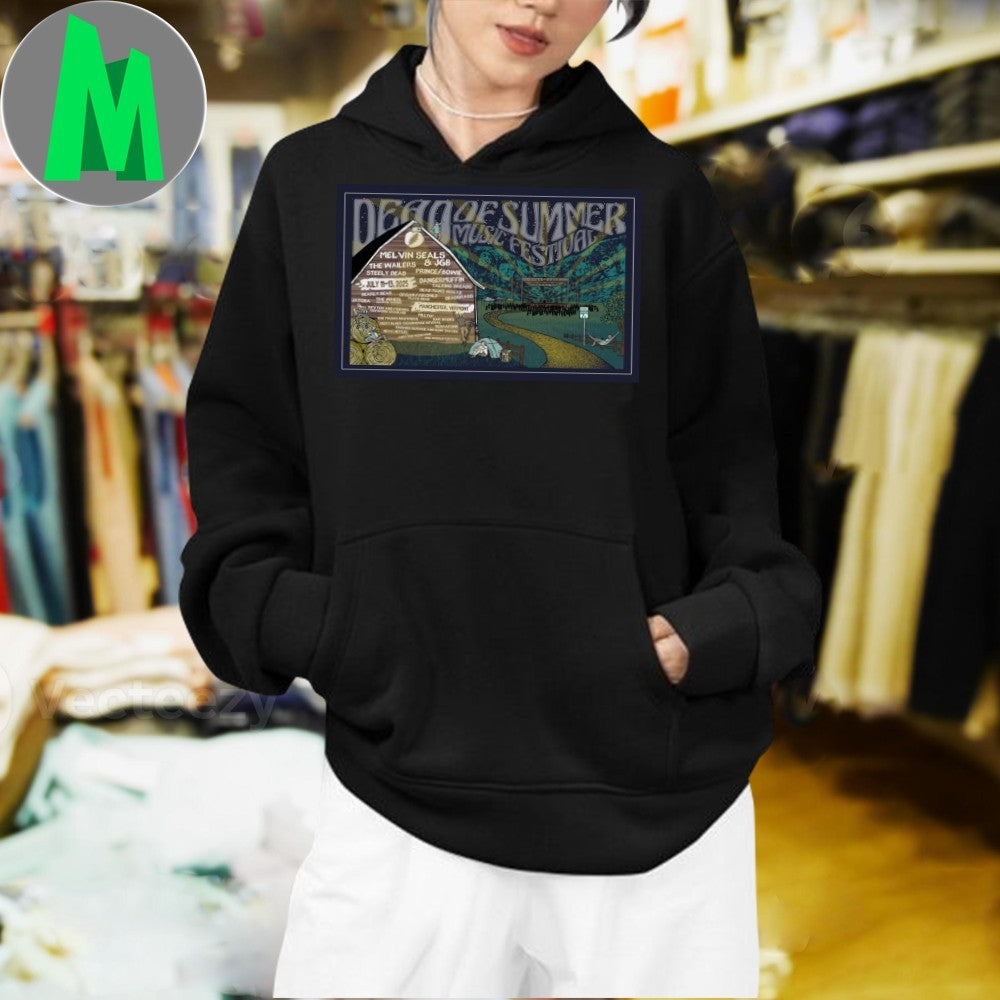 July 11-13, 2025 Dead Of Summer Music Festival Hunter Park, Manchester, Vermont Tour Poster Shirt