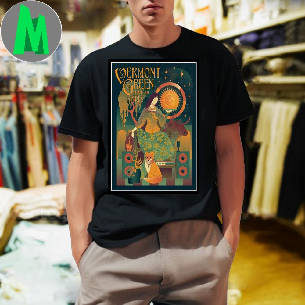 June 28, 2025 Vermont Green FC vs. New England FC Poster Shirt