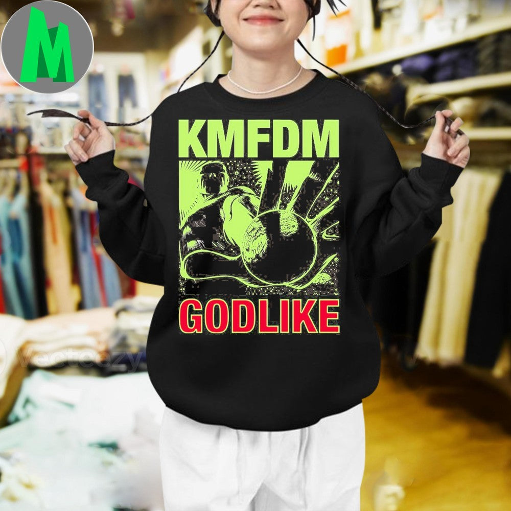 KMFDM Godlike Industrial Band Graphic T-Shirt