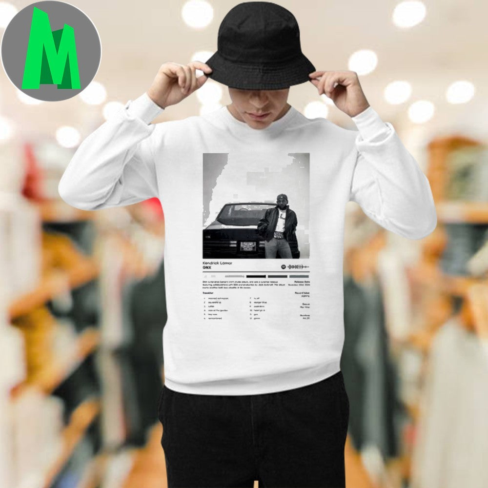 Kendrick Lamar GNX Album Cover Art Music Graphic T-Shirt