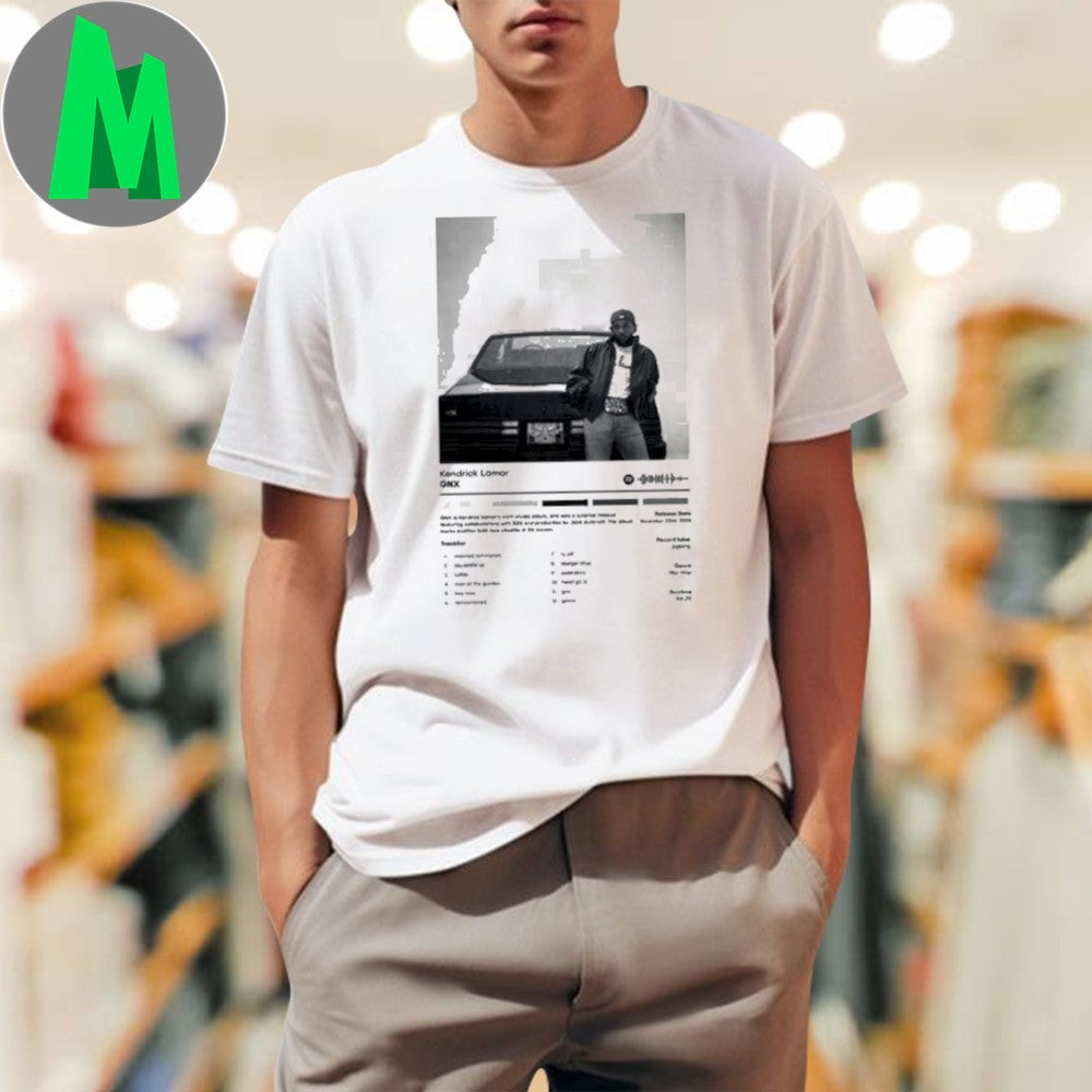 Kendrick Lamar GNX Album Cover Art Music Graphic T-Shirt