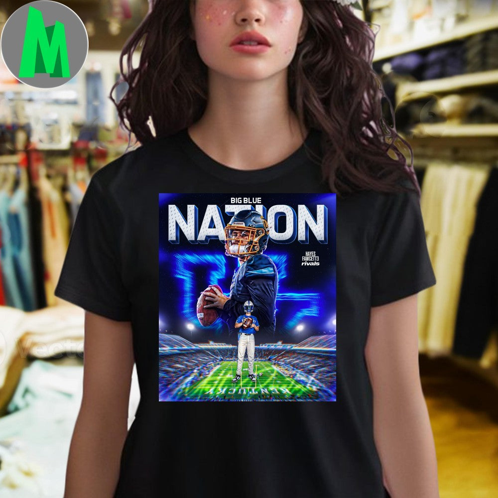 Kentucky Wildcats Big Blue Nation Hayes Fawcett Football Recruit T-Shirt