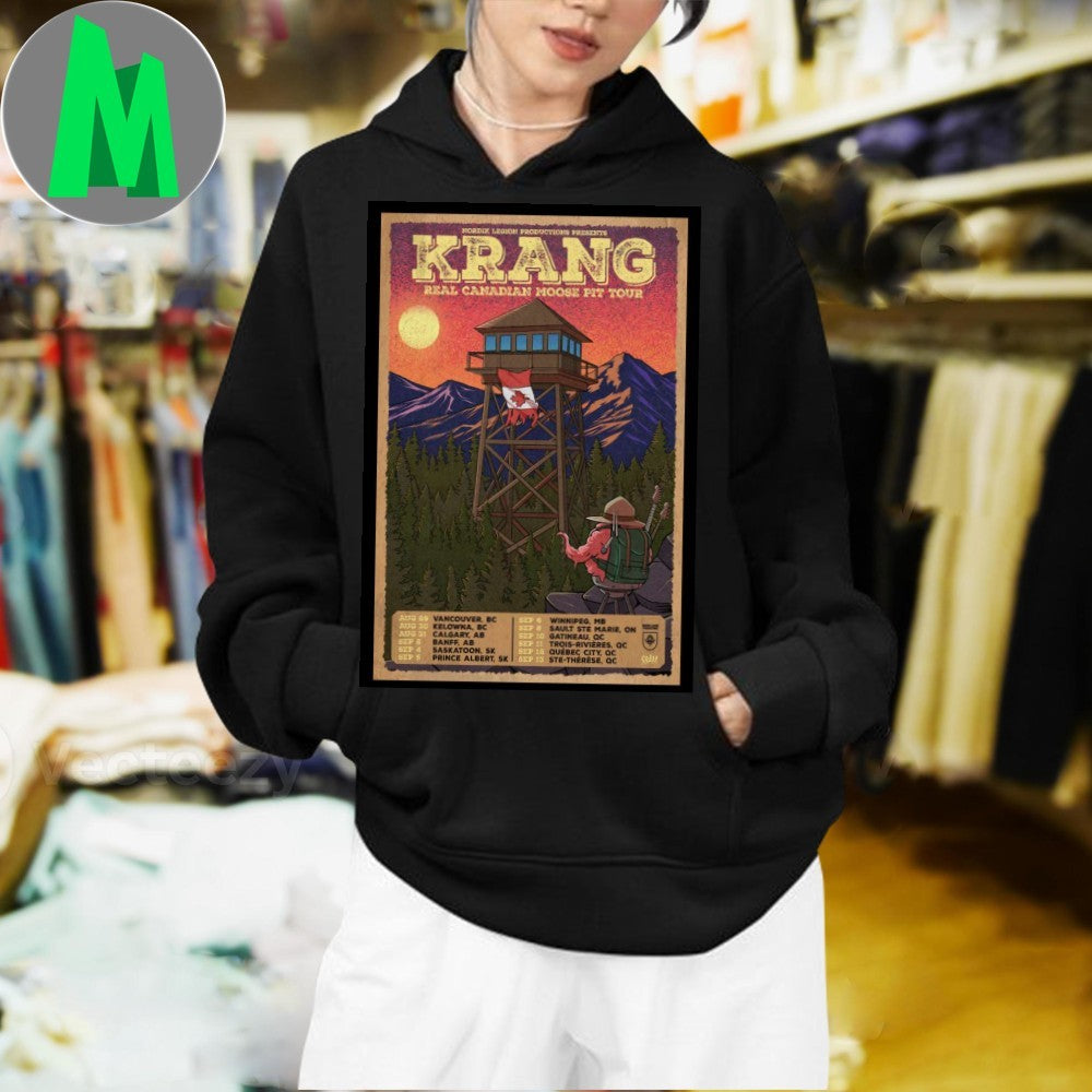 Krang Real Canadian Moose Pit Tour 2025 Poster Shirt