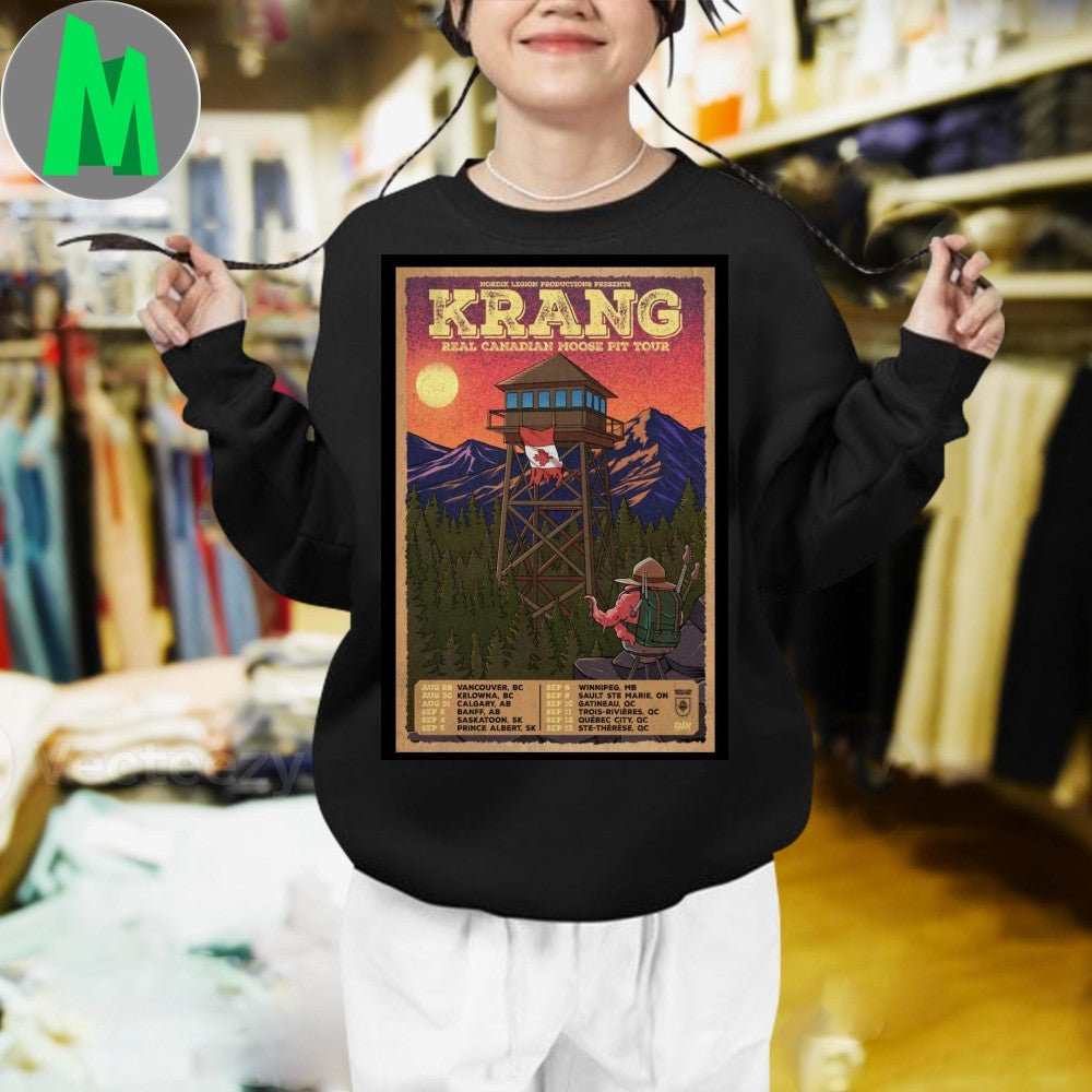 Krang Real Canadian Moose Pit Tour 2025 Poster Shirt