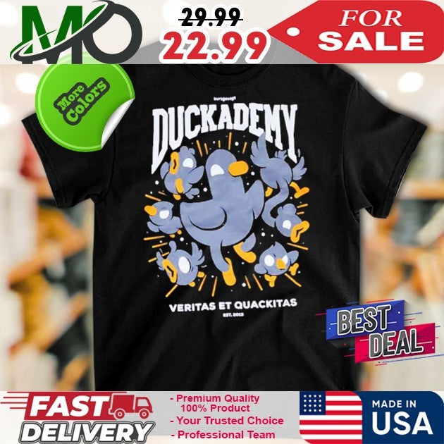 Kurzgesagt Duckademy Veritas Et Quackity Shirt