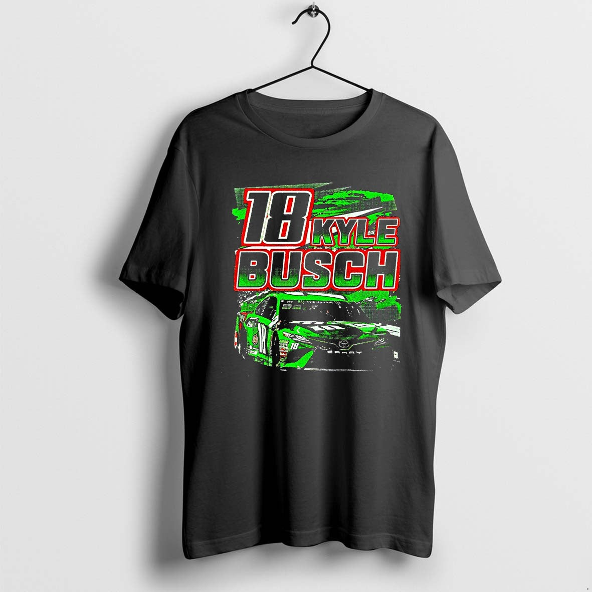 Official Kyle Busch Vintage Nascar 18 Vintage T Shirts Jpg