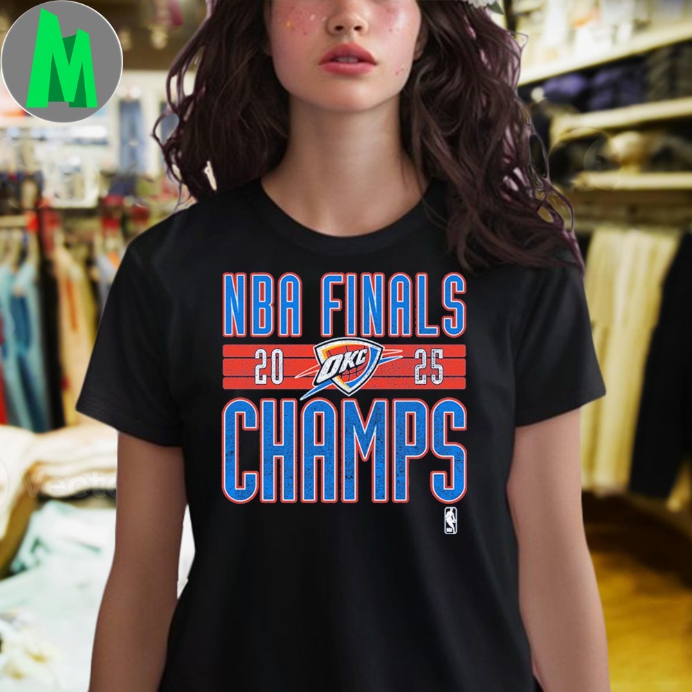 Ladies OKC Thunder 2025 NBA Finals Champs Shirt