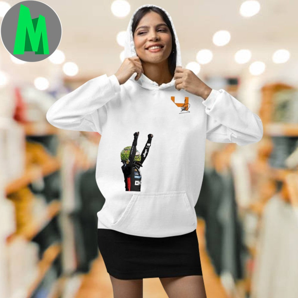 Lando Norris McLaren F1 #4 Celebration Graphic T-Shirt