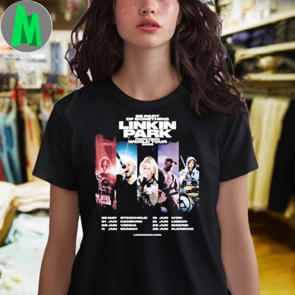 Linkin Park From Zero World Tour 2026 Poster Schedule Tour Dates Unisex T-Shirt