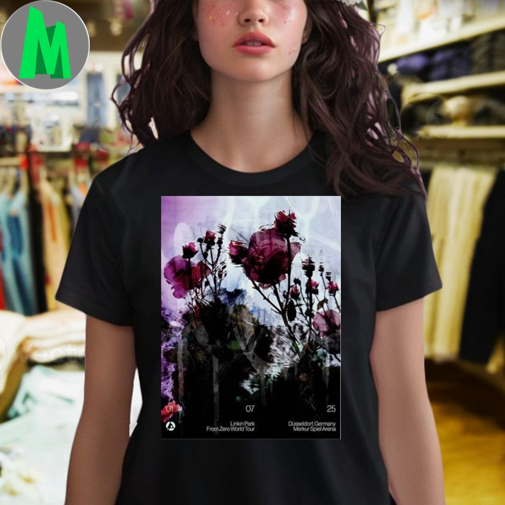 Linkin Park From Zero World Tour Düsseldorf Germany Merkur Spiel Arena July 25 Concert Shirt