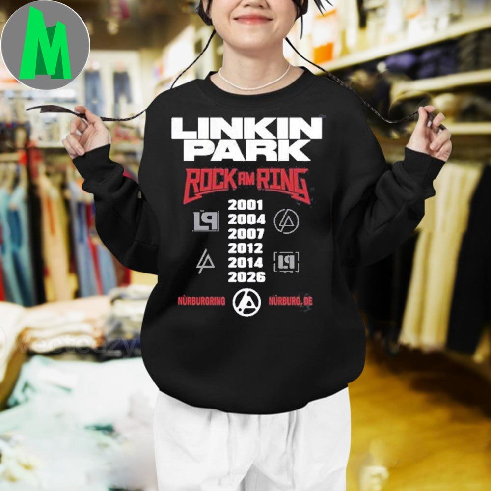Linkin Park Rock Am Ring 2026 Nürburgring Germany Festival Graphic T-Shirt