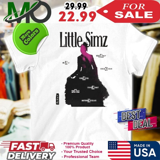 Little Simz Europe Tour 2025 Italy Germany Switzerland France Netherland Australia Shirt