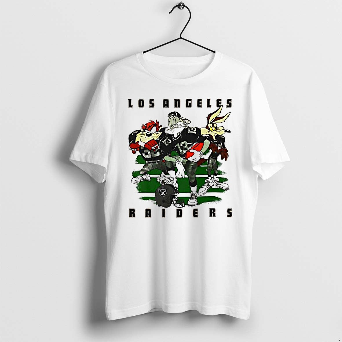 Official Looney Tunes X Los Angeles Raiders Football Cartoon T Shirts Jpg