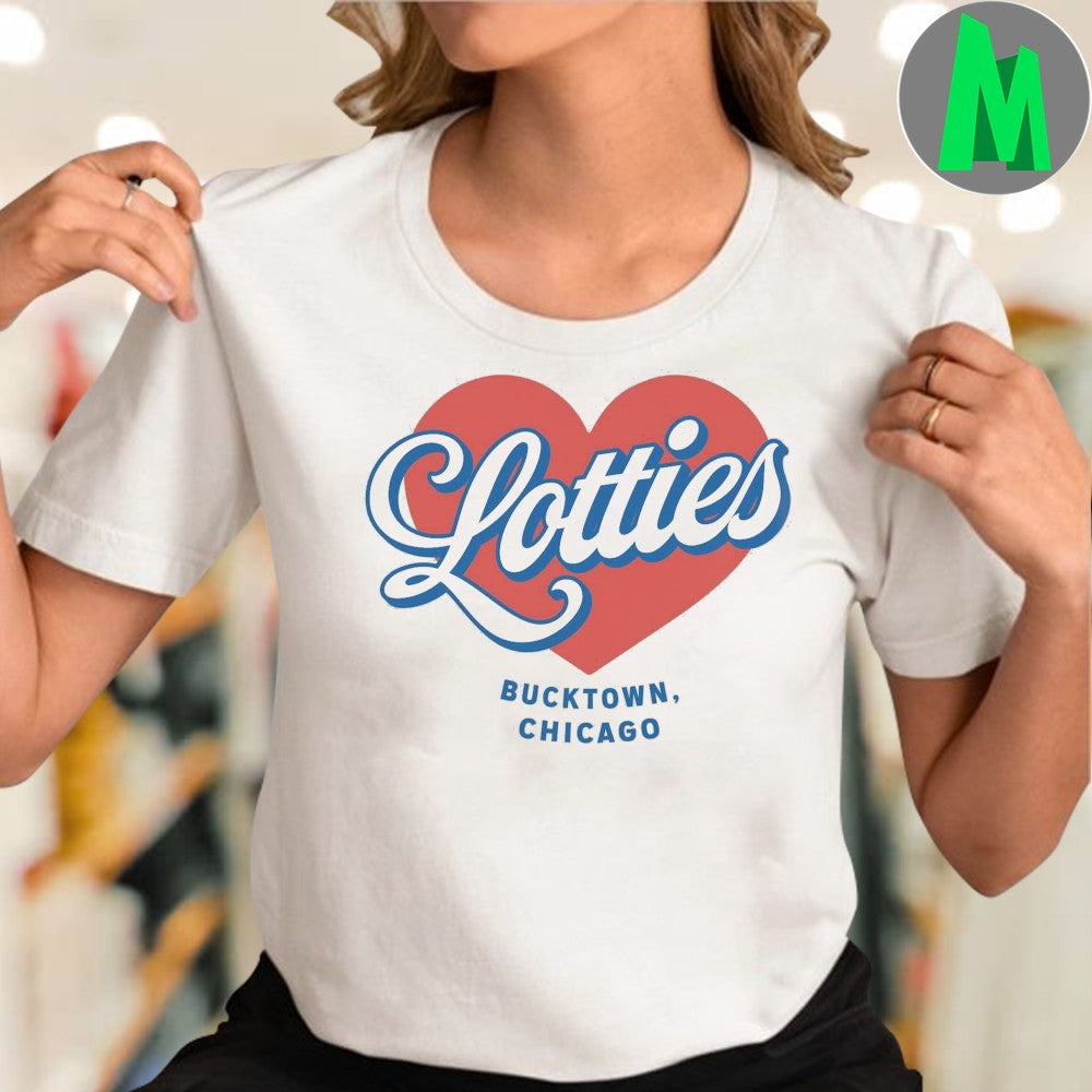 Lotties Bucktown Chicago Heart Logo Shirt