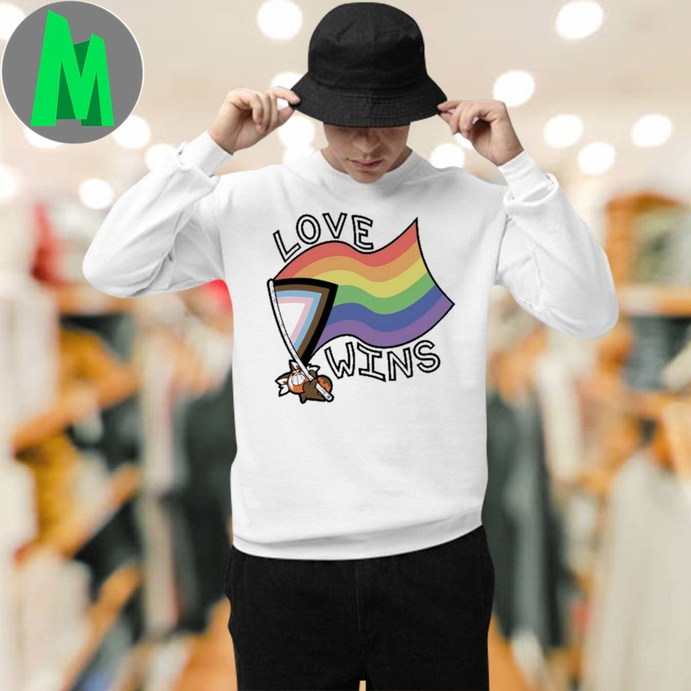 Love Wins Pride Flag T-Shirt