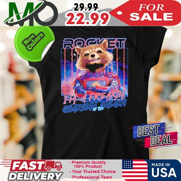 MCU Superhero Rocket Raccoon Shirt