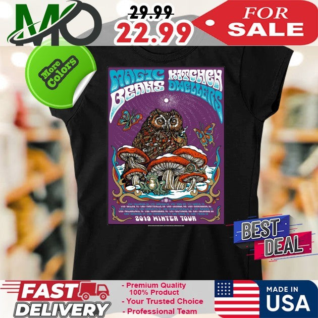 Magic Beans Kitchen Dwellers 2019 Winter Tour Shirt