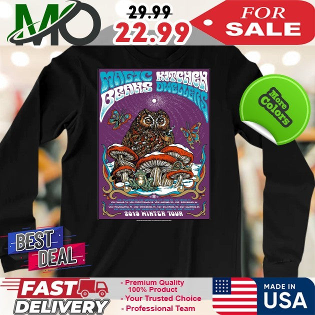 Magic Beans Kitchen Dwellers 2019 Winter Tour Shirt