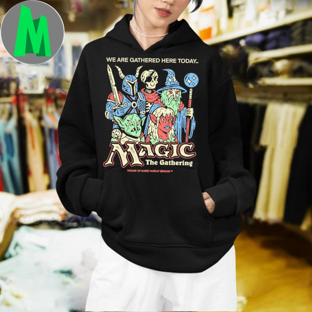 Magic The Gathering We Are Gathered Here Today Fantasy Character T-Shirt