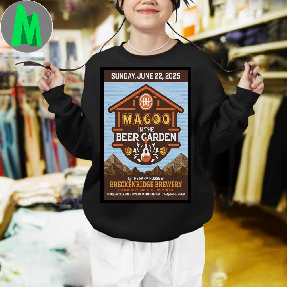 Magoo In The Beer Garden Breckenridge Brewery June 22 2025 Concert T-Shirt