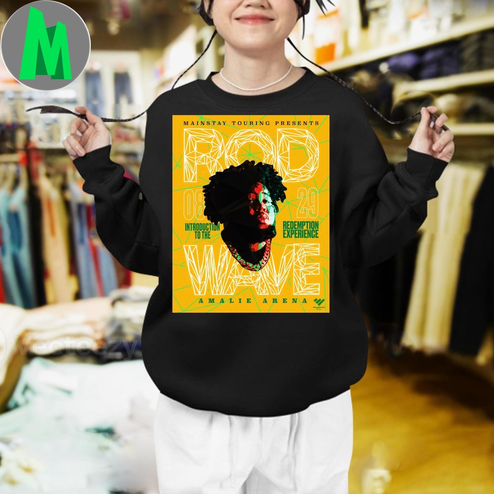 Mainstay Touring Presents Rod Wave Redemption Experience Concert T-Shirt