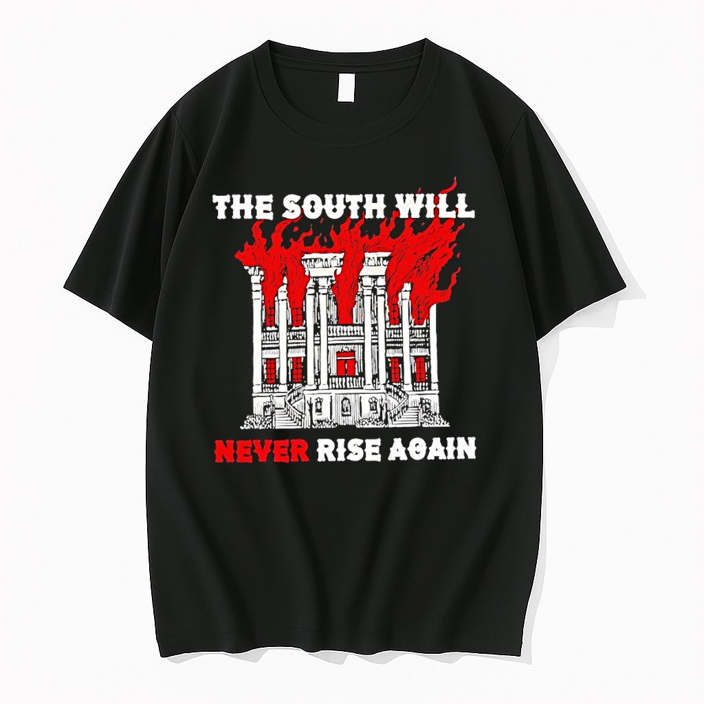 Official Mansion Fire The South Will Never Rise Again T Shirts Jpg