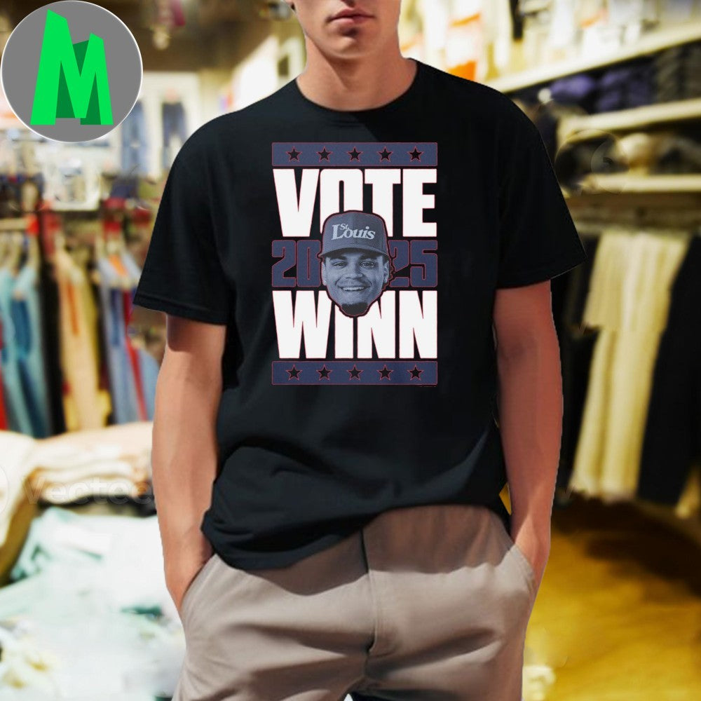 Masyn Winn Vote 2025 Louis Winn Baseball Fan T-Shirt