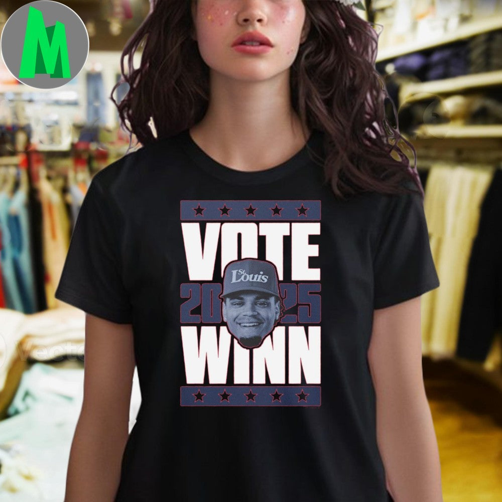 Masyn Winn Vote 2025 Louis Winn Baseball Fan T-Shirt