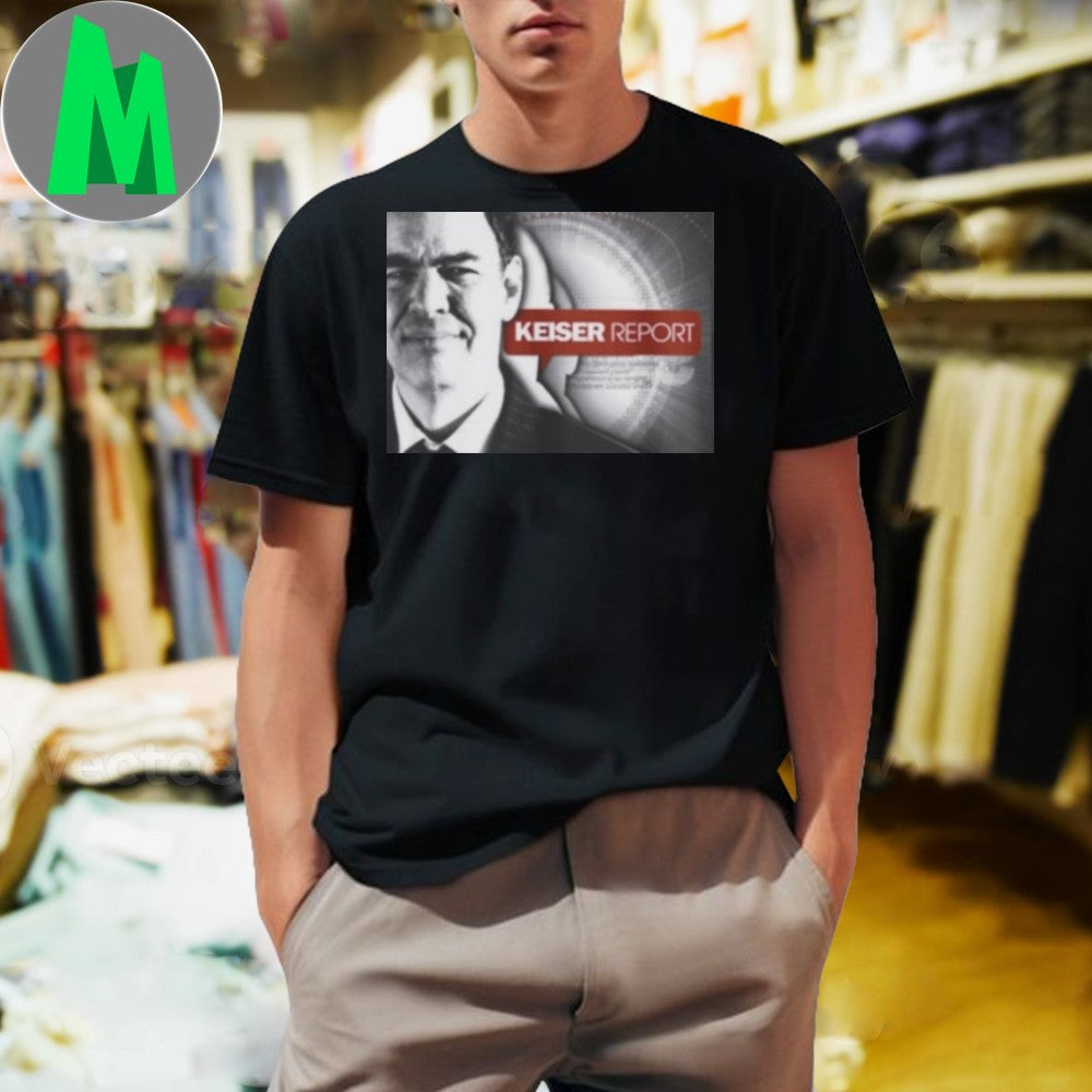 Max Keiser Report Bitcoin T-Shirt Cryptocurrency News Fan Apparel