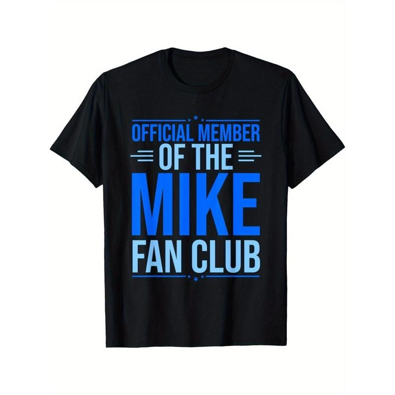 Official Member Of The Mike Fan Club Funny Mike First Name T-Shirt Made in USA Hoodie, Sweatshirt | UrbanDripWear.com