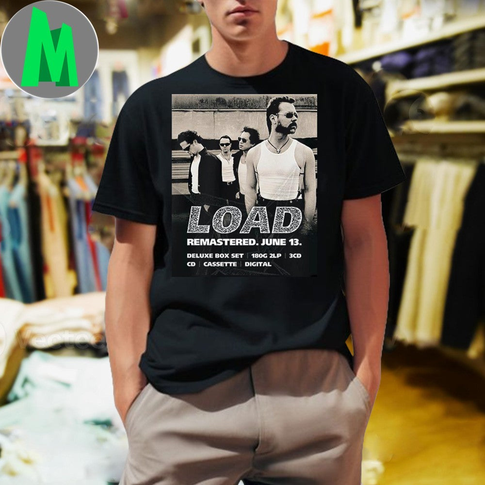 Metallica Album Load Over 1800 Minutes Of Load Has Remastered And Reissued Is Coming On June 13 Shirt
