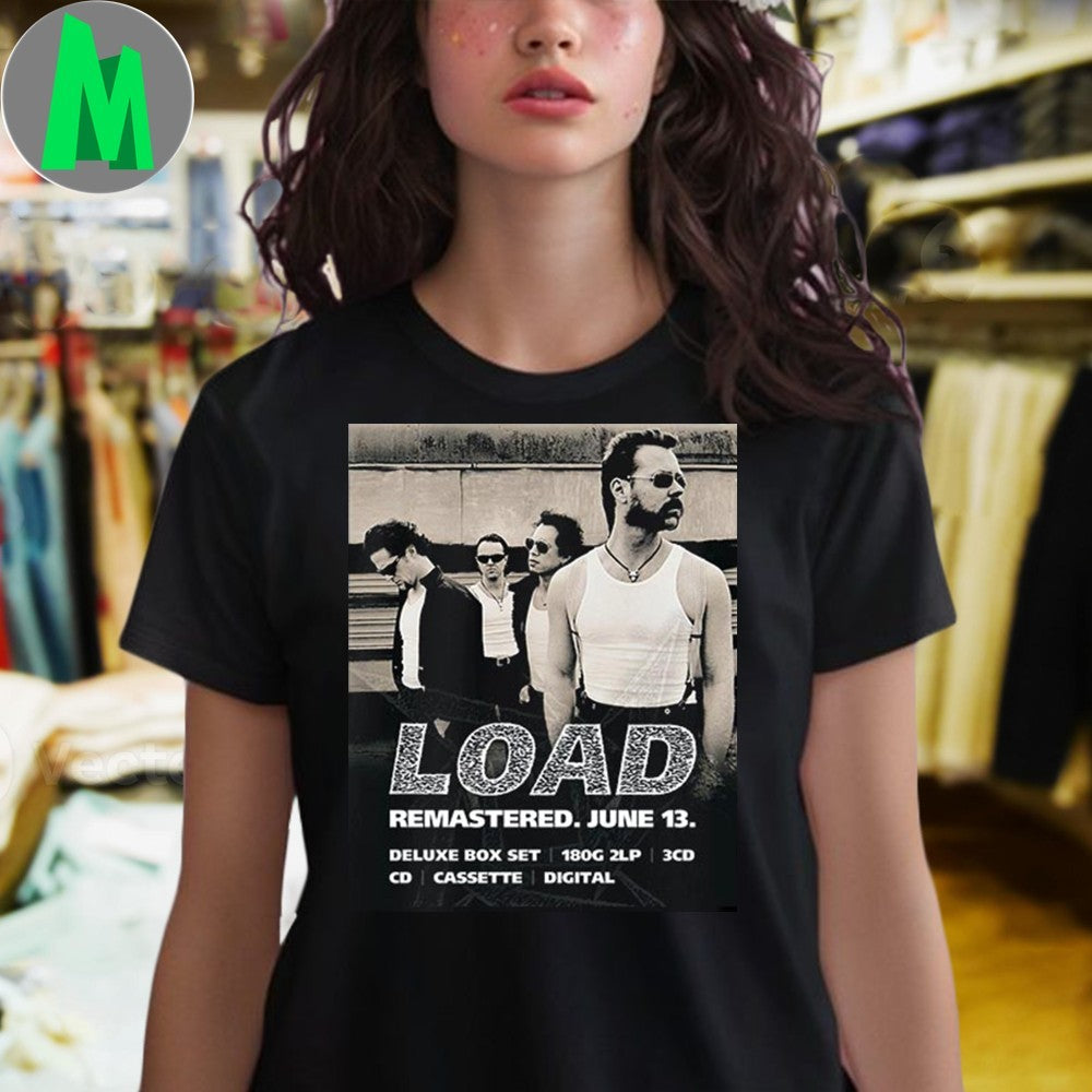 Metallica Album Load Over 1800 Minutes Of Load Has Remastered And Reissued Is Coming On June 13 Shirt