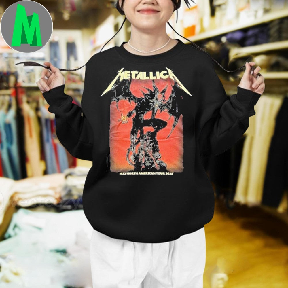 Metallica M72 North American Tour 2025 Santa Clara Levi’s Stadium Concert T-Shirt