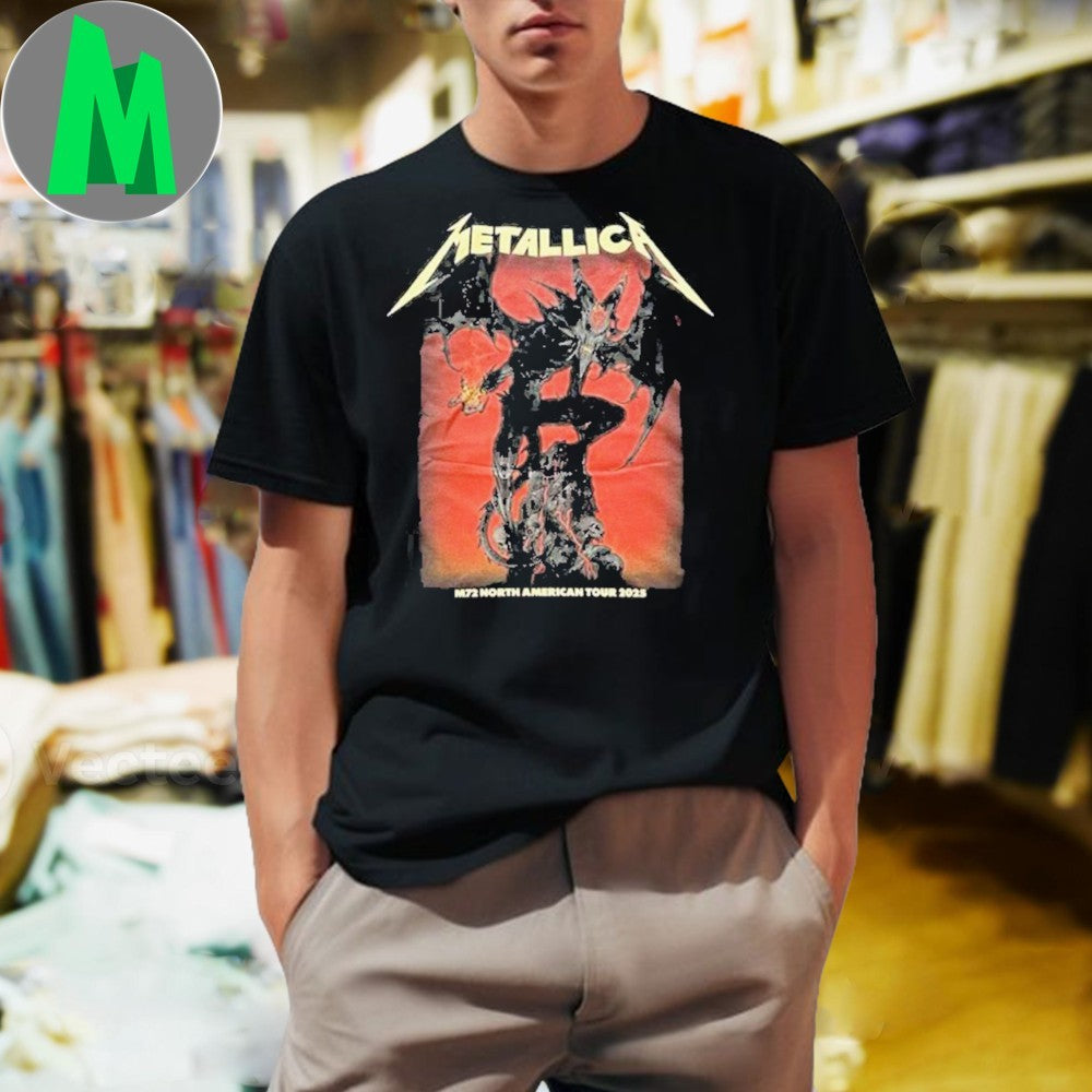 Metallica M72 North American Tour 2025 Santa Clara Levi’s Stadium Concert T-Shirt