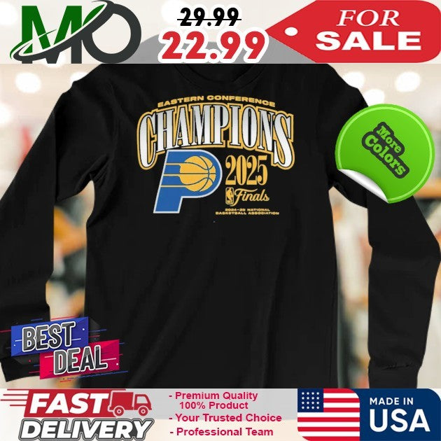 NBA Indiana Pacers 2025 Eastern Conference Champions Shirt