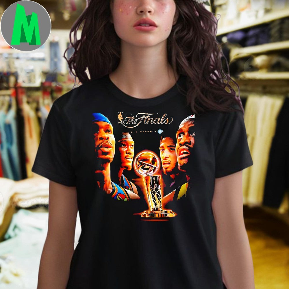 NBA The Finals 2025 Shai Gilgeous-Alexander Tyrese Haliburton Basketball Showdown T-Shirt