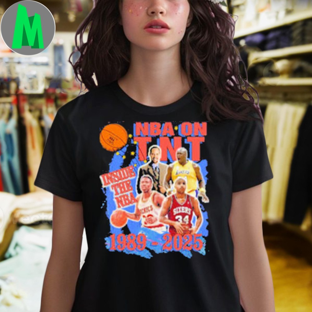 NBA on TNT Inside the NBA 1989-2025 T-Shirt Basketball Legends Graphic Tee TV Show Fan Apparel