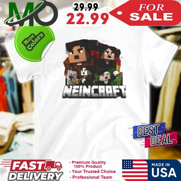Neincraft Dictator Pixel Art Gaming Fan Shirt
