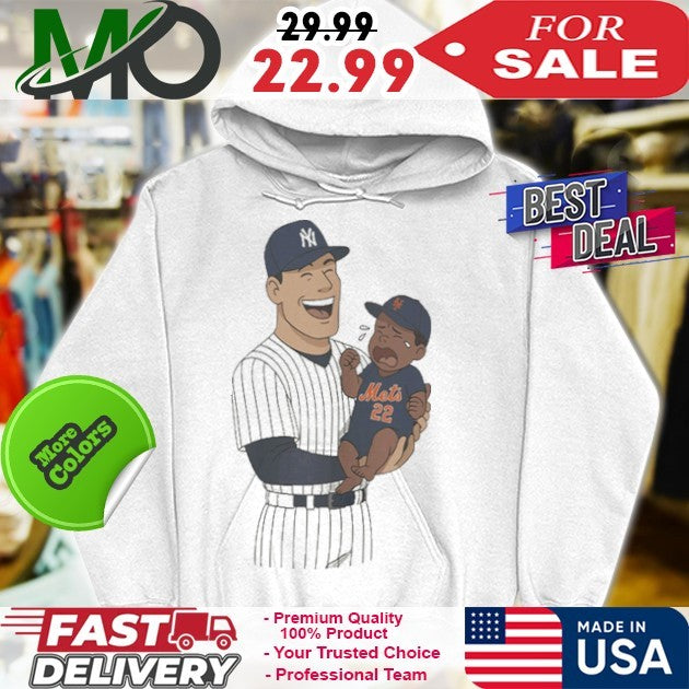 New York Yankees And Mets Aaron Judge Carrying Juan Soto Crying Shirt