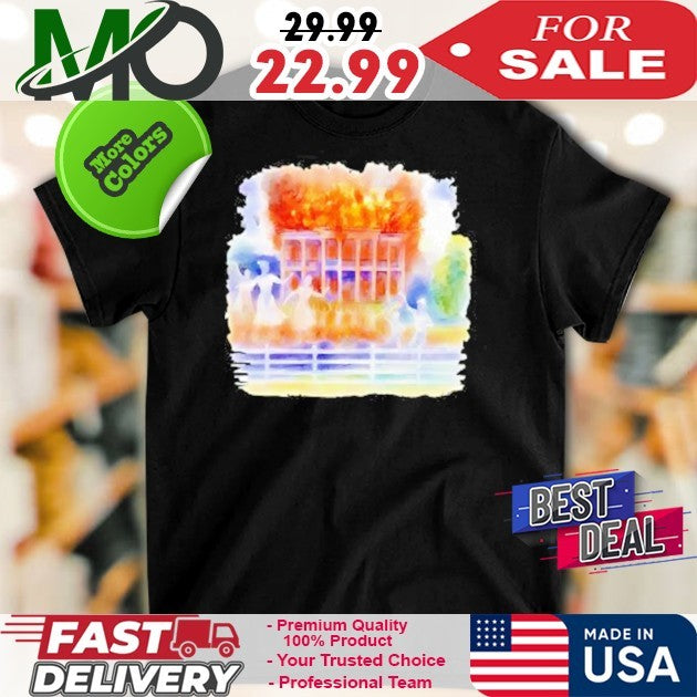 Nottoway Plantation Caught Fire And Burned To The Ground Shirt