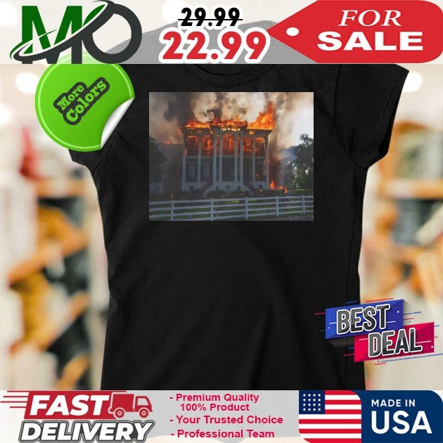 Nottoway Plantation Fire Shirt