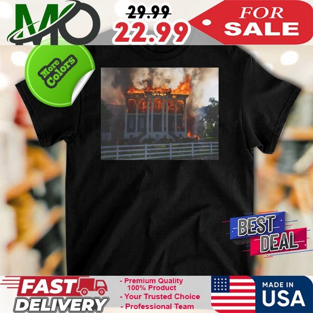 Nottoway Plantation Fire Shirt