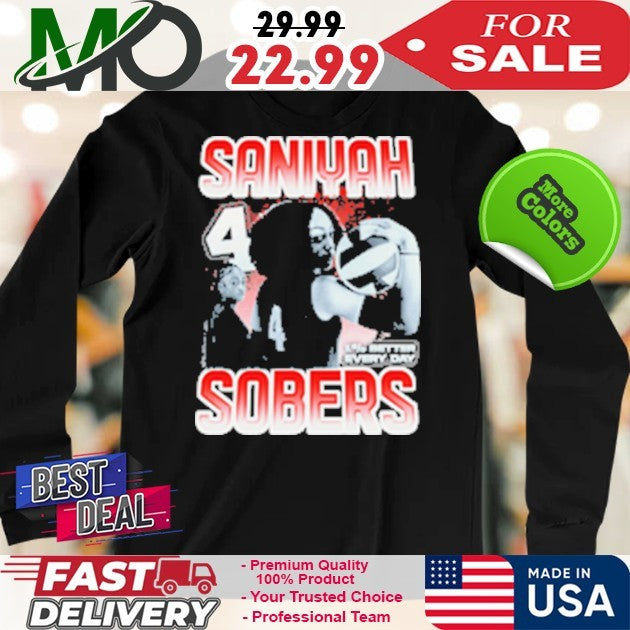 Number 4 Saniyah Sobers 1% Better Every Day Shirt
