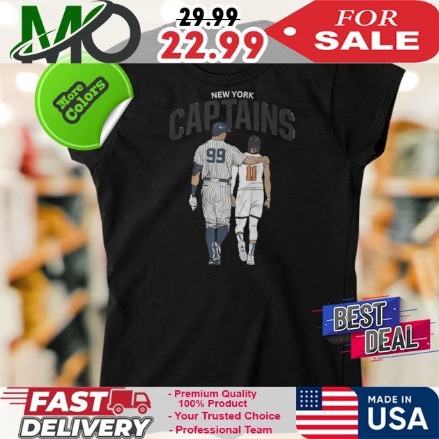 Number 99 And Number 11 New York captains Aaron Judge and Jalen Brunson shirt
