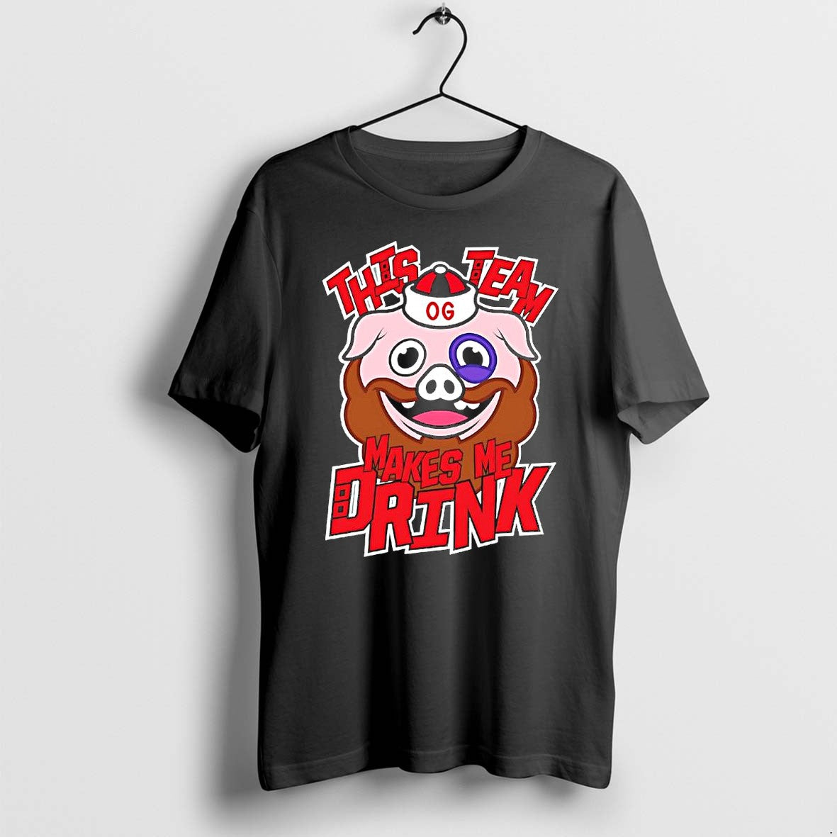 Official Og Bearded Pig This Team Make Me Drink T Shirts Jpg